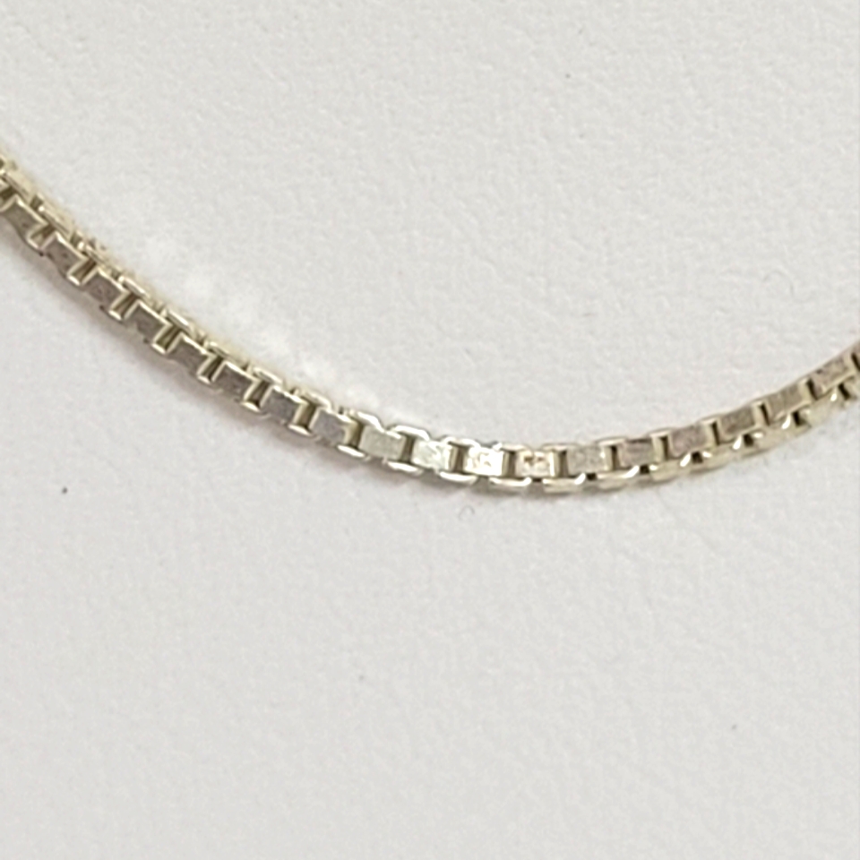Ibb Signed 925 Sterling Silver 24 Box Chain Necklace 70$